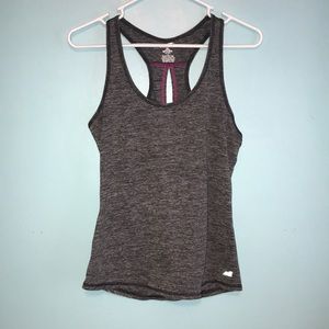 dark grey athletic tank